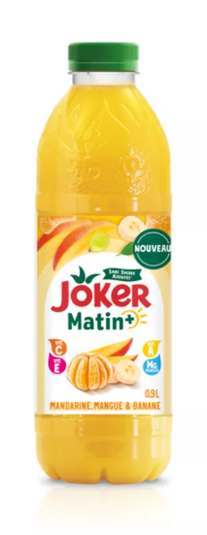 Jus de fruits Matin+ mandarine mangue et banane 6x90cl - JOKER