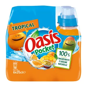 Mini Bebida de fruta tropical Mini 6x25cl - OASIS