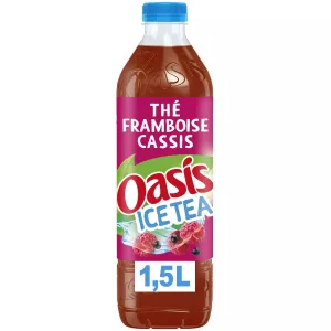 Sabor de vidrio té té negro 1.5l - OASIS ICE TEA