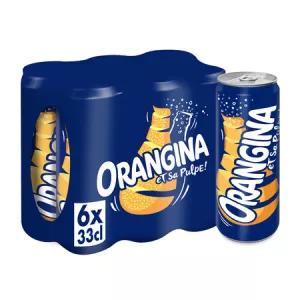 Orangenlimonade mit Fruchtfleisch 6x33cl - ORANGINA