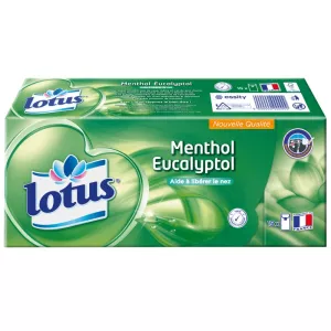 Mouchoirs étuis menthol eucalyptol x15 - LOTUS