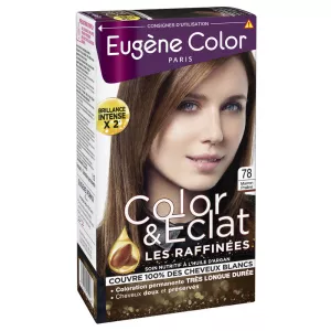 Coloration Permanente marron praliné 78 - EUGENE COLOR