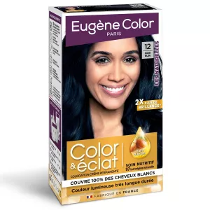 Coloration Permanente N°12 Noir bleu - EUGENE COLOR