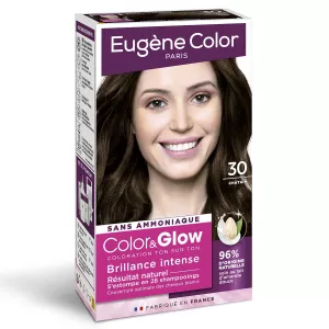 Coloration Capillaire 30 Chatain Color&Glow - EUGENE COLOR