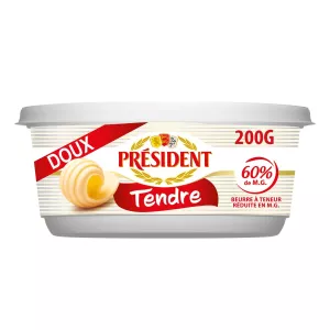Laini laini siagi 60% mg 200g 200g - PRÉSIDENT
