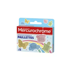 Необычные блестящие бинты X16 - Mercurochrome