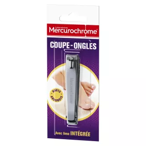 Coupe-ongles lime intégrée - MERCUROCHROME