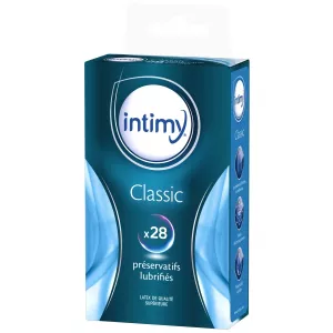 Préservatifs lubrifiés Classic x28- INTIMY