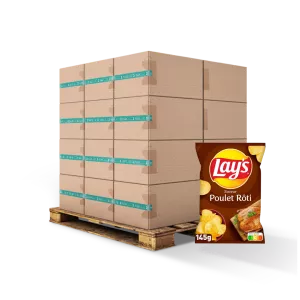 चिप्स पौलेट 145g X20 - LAY'S