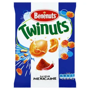 Cacahuètes Enrobées Saveur Twinuts Mexicaine, 150g - BENENUTS