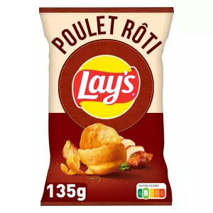 Chips poulet rôti 135g - LAYS