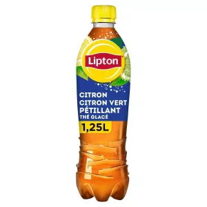 Bebida de té helado espumoso sabor Lima Limón 1,25L - LIPTON
