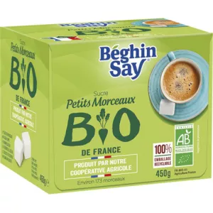 Pezzi di zucchero Pt Bio Bay da 450 g - TEREOS