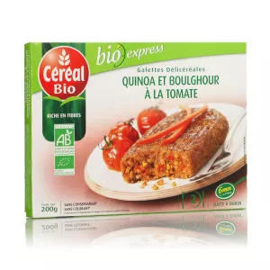 Galette quinao et boulghour à la tomate BIO 200g - CEREAL BIO