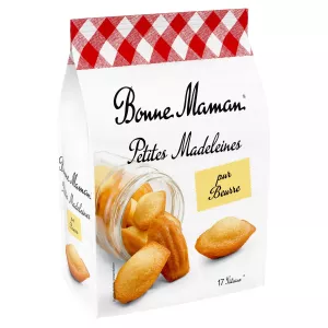 Madeleines petites pur beurre sans huile de palme 235g - BONNE MAMAN