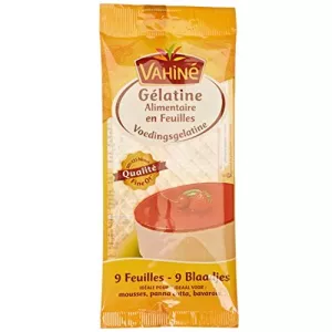 9 Feuilles Gelatine Vahine