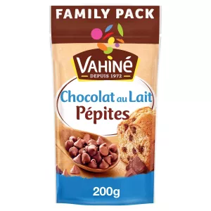 200g de chips de chocolate ao leite Vahine - VAHINE