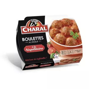 Boulettes au boeuf à la napolitaine 300g - CHARAL