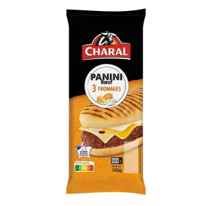 Panini 3 fromages 165g - CHARAL