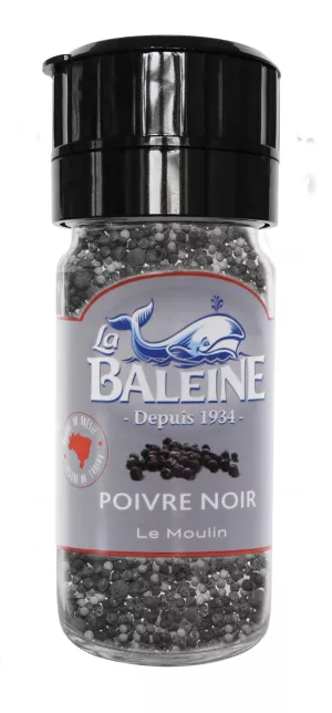 45gr black pepper mill - LA BALEINE