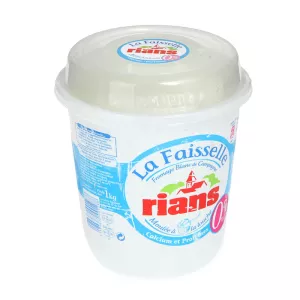 Yogurt La Faisselle 0% 1 kg - Rians