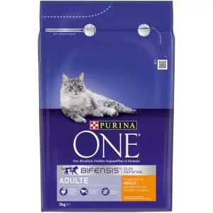 Croquettes pour chat Adulte/poulet 3kg - PURINA ONE