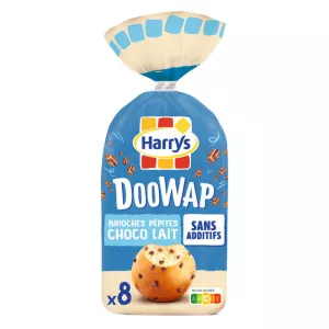 Doowap Brioche with Milk Chocolate Chips X8 330g - HARRYS