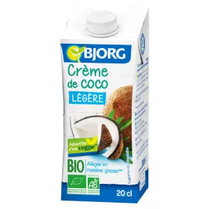 Kem dừa nhẹ hữu cơ 200ml - BJORG