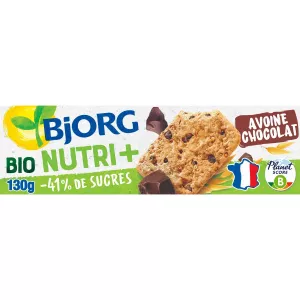 Bisc.avoi.pep Choc 130g Biologisch