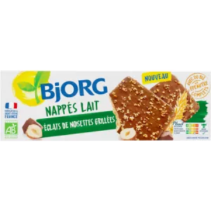 150g Nappes Choc Lait Nois Bio