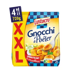 Pâtes Fraîches Gnocchi À Poêler 720g -  Lustucru