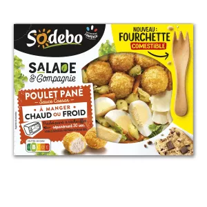 Salade Poulet Pané Sauce Caesar 320g - Sodebo