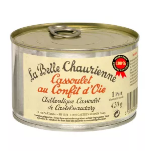 Cassoulet au confit d'Oie 420g - LA BELLE CHAURIENNE