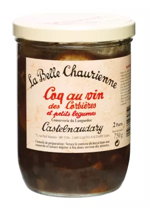 Corbières Coq Au Vin Na Mboga Ndogo 750g - LA BELLE CHAURIENNE
