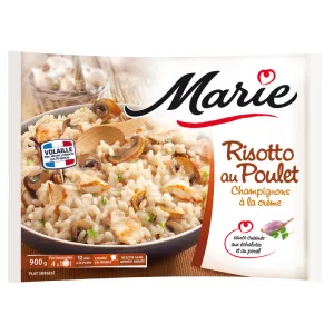Risotto au poulet & champignon 900g - MARIE