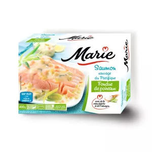 Saumon & fondue de poireaux 400g - MARIE