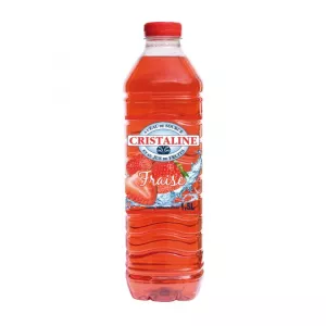 Eau aromatisée fraise 1,5L - CRISTALINE
