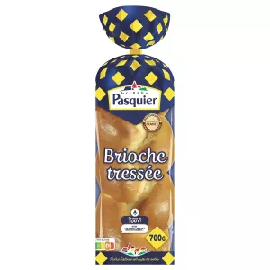 Brioche tressé nature 700g - PASQUIER