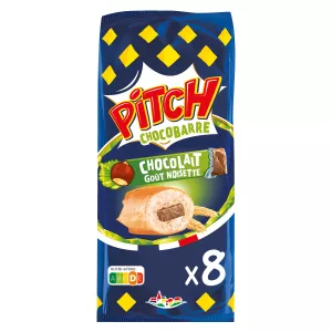 Brioche Pitch Chocobar Sabor Avellana X8 300g - BRIOCHE PASQUIER