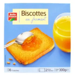 Biscottes Au Froment 300g - BELLE FRANCE