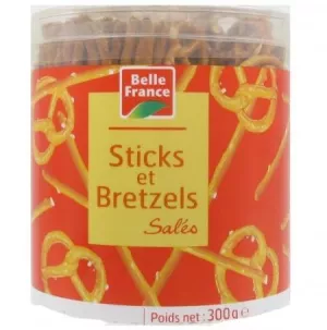 Соленые палочки и крендели с солью 300г - BELLE FRANCE