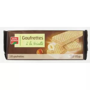 Gaufrettes À La Noisette 175g - BELLE FRANCE