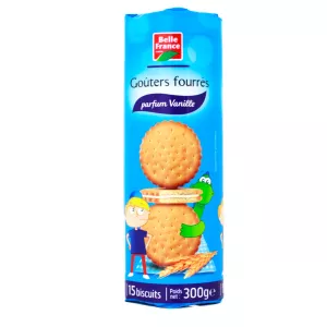 Gefüllte Snacks Vanillegeschmack 300g - BELLE FRANCE