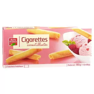 Cigarettes Croustillantes 180g - BELLE FRANCE