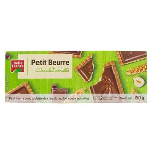 Petit Beurre 巧克力榛子 X 12 150g - BELLE FRANCE
