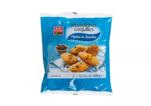 Madeleines Coquilles Pépites De Chocolat 300g - BELLE FRANCE