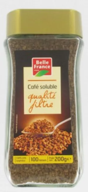 Café Soluble Qualite Filtre Lyophilisé 200g - BELLE FRANCE