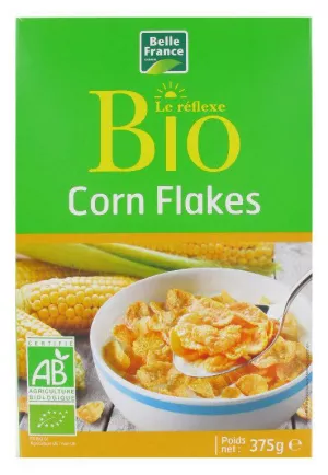 Corn Flakes Bio 375g - BELLE FRANCE