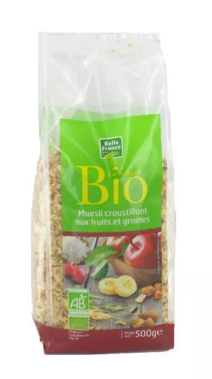 Muesli Fruit Bio 500g - BELLE FRANCE