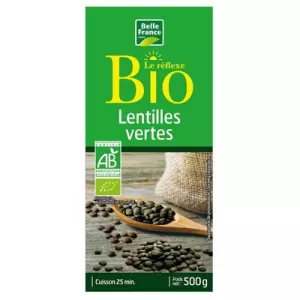 Đậu Lăng Xanh Hữu Cơ 500g - BELLE FRANCE